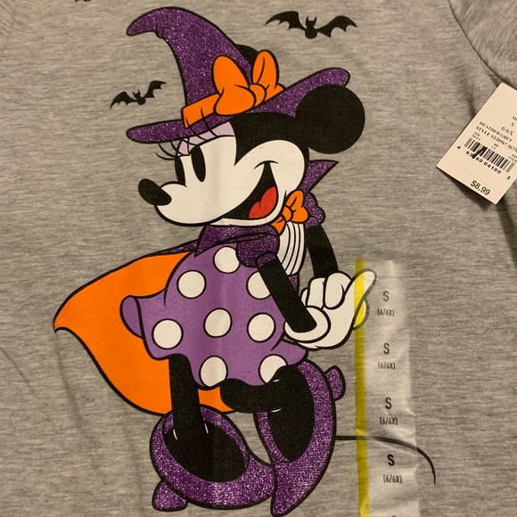 Minnie Mouse Shirt Size XS 4 5 S 6 6X NWT - Picture 9 of 13